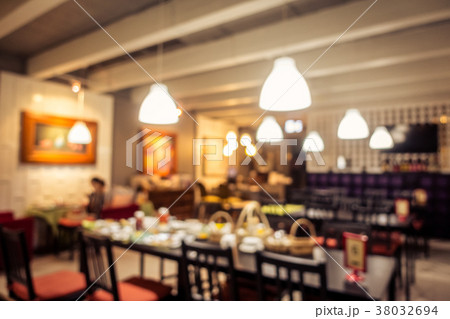 Abstract blur coffee shop cafe and restaurant 38032694