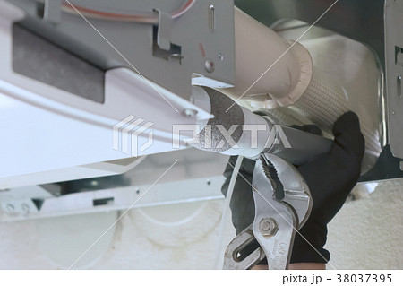 エアコン工事　ガス管 38037395