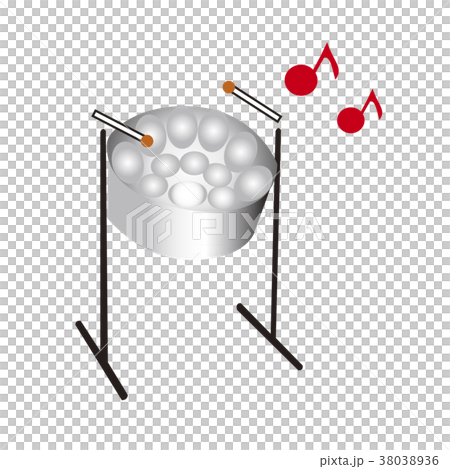 Steel pan - Stock Illustration [38038936] - PIXTA