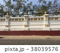 Thai design on Buddhist temple walls in Thailand 38039576