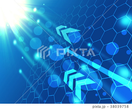 情報通信 ビジネス データ テクノロジー ビジネス背景のイラスト素材