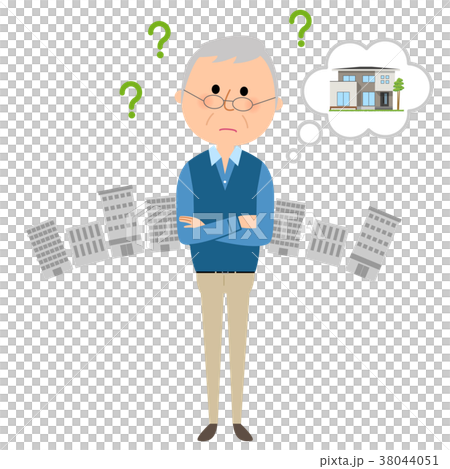 シニア男性　迷子 38044051