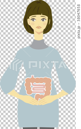 Stomach hand woman illustration 2 Stomach hand woman illustration 2 38047658