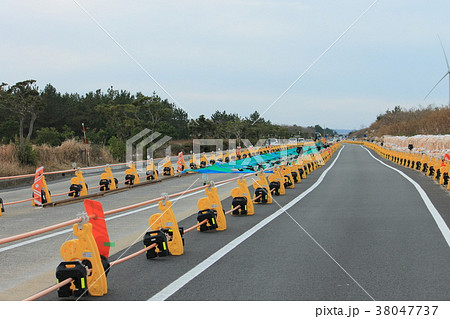 工事イメージ_バリケード_道路工事 工事イメージ_バリケード_道路工事 38047737
