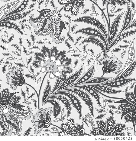 Floral seamless pattern Flourish ethnic background 38050423
