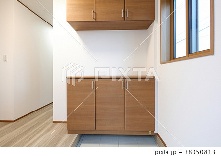 新築住宅 玄関 下駄箱 新築住宅 玄関 下駄箱 38050813