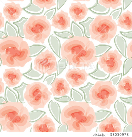 Floral seamless pattern Flower summer background 38050978