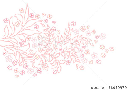Floral pattern. Flower background. Flourish border 38050979