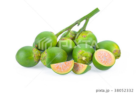 Areca nut on white background Areca nut on white background 38052332