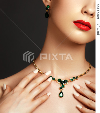 Fashion and beauty. Creative makeup. Beauty face Fashion and beauty. Creative makeup. Beauty face 38053355