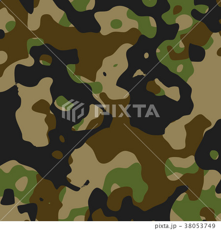 Green and black camouflage pattern - camo Green and black camouflage pattern - camo 38053749