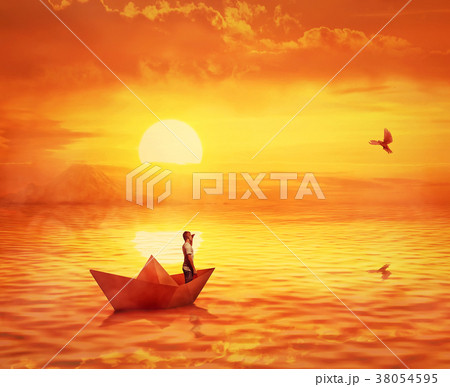 paper boat 38054595