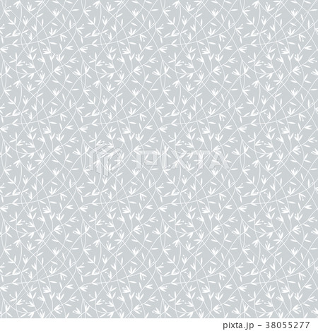 Seamless abstract floral pattern. Vector grey Seamless abstract floral pattern. Vector grey 38055277