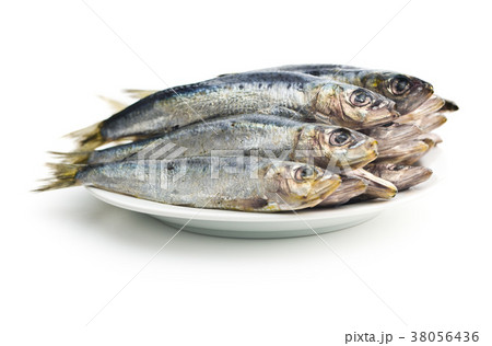 Raw sardines fish. 38056436