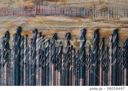 Drill Bits in a line 38058497