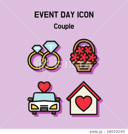 Event day icon set. Express all kinds of event as character icon set. 039 38059240