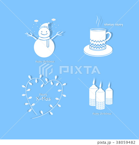 Winter/ Christmas Icon Set 38059482
