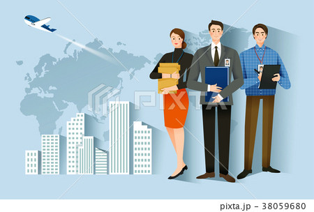 Job Hiring Process - Newly employed vector illustration Job Hiring Process - Newly employed vector illustration 38059680