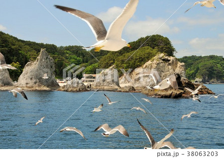 海からの三陸海岸 38063203