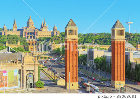 Panorama  Square of Spain (Placa De Espanya) 38063681