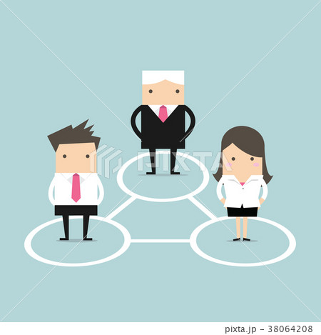 Business people social network connections. 38064208