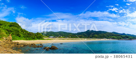 高浜海水浴場 パノラマ 【長崎県長崎市高浜町】 高浜海水浴場 パノラマ 【長崎県長崎市高浜町】 38065431