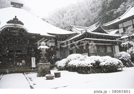 首都圏に大雪が降った日の等覚院境内 首都圏に大雪が降った日の等覚院境内 38065801