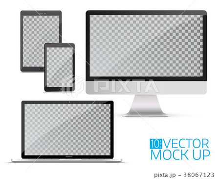 Electronic gadgets, isolated, on white background. 38067123