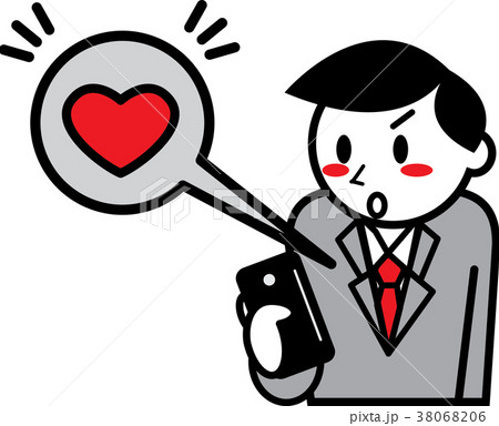 メッセージにときめくサラリーマン 38068206