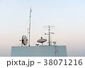 Satellite Dishes and TV antennas  on skyscraper in 38071216