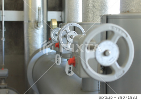 機械設備イメージ_冷温水配管 機械設備イメージ_冷温水配管 38071833