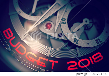 Budget 2018 on Vintage Wrist Watch Mechanism. 3D. 38072163