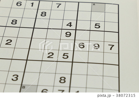 ナンバープレース ,ナンプレ,パズル,問題 ナンバープレース ,ナンプレ,パズル,問題 38072315