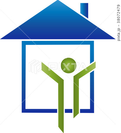 House, human, construction, real estate, logo 38072479