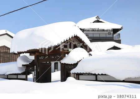 平成30年豪雪の丸岡散策 日本一短い手紙の館（福井県 坂井市 丸岡町） 38074311