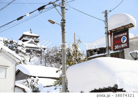 平成30年豪雪の丸岡散策 丸岡城（福井県 坂井市 丸岡町） 38074321