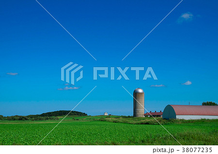 道北　サイロのある風景 38077235