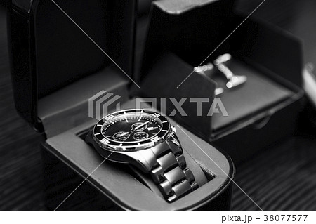 stainless steel silver men's watches and cufflinks stainless steel silver men's watches and cufflinks 38077577