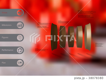 3D illustration infographic template 3D illustration infographic template 38078380