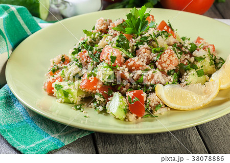 Tabbouleh salad with couscous Tabbouleh salad with couscous 38078886