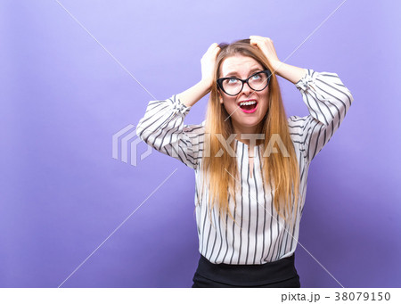 Young woman feeling stressed 38079150