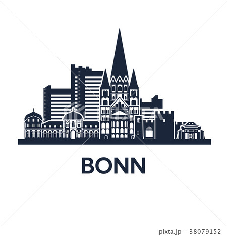 Bonn Skyline Emblem Bonn Skyline Emblem 38079152