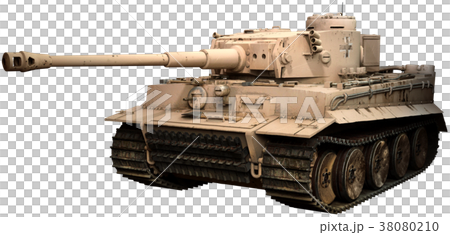 Tiger tank in desert camoflage 38080210