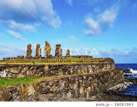 Moais on Easter Island, Chile 38081963