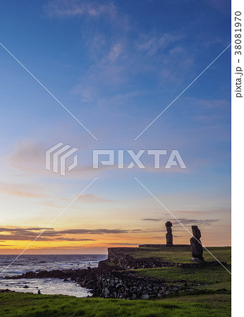 Moais on Easter Island, Chile 38081970