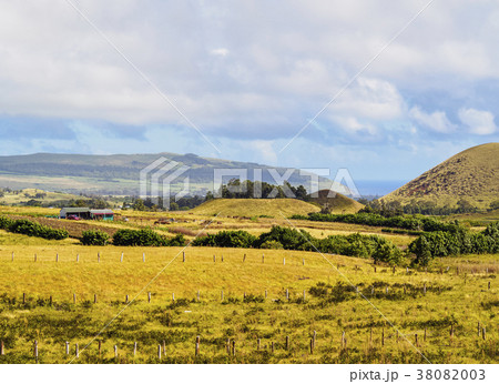 Landscape of Easter Island, Chile 38082003