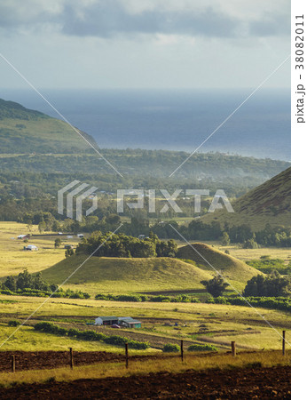 Landscape of Easter Island, Chile 38082011