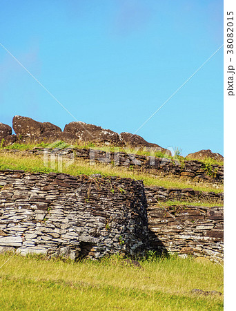 Orongo Village on Easter Island, Chile 38082015