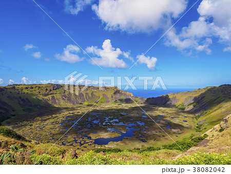 Rano Kau Volcano on Easter Island, Chile 38082042