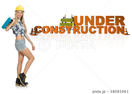 Concept of under construction for your webpage 38085061